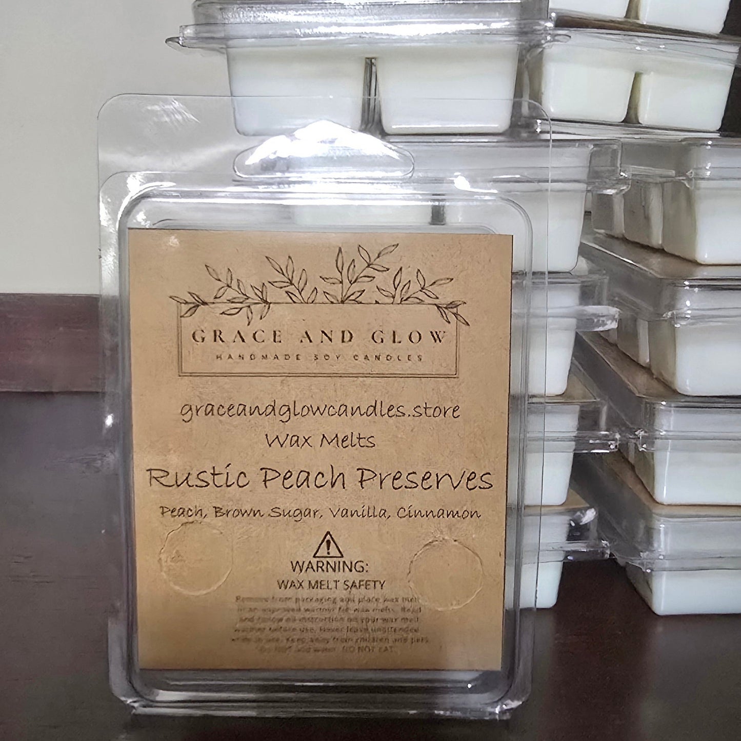 Rustic Peach Preserves Wax Melt - Limited Edition